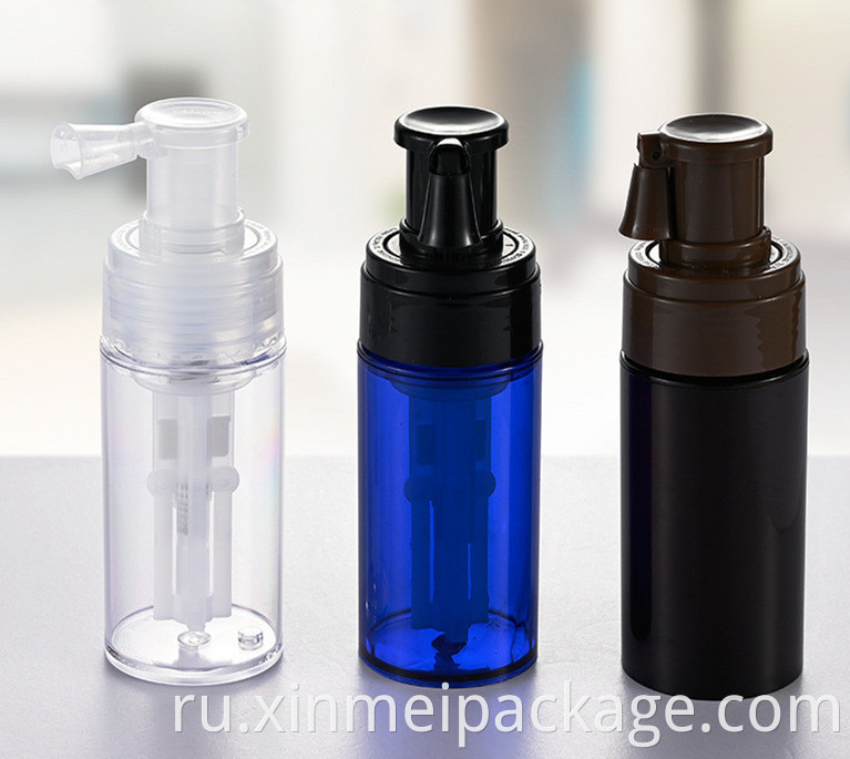 hair dry pump plastic powder spray bottle 